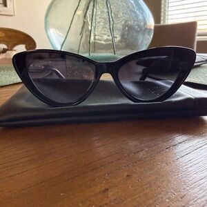 Quay Australia Tempted Black Cat Eye Sunglasses